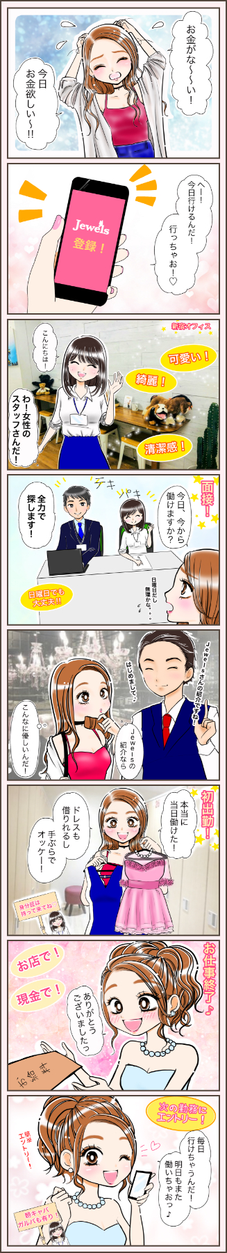 マンガでわかる！Jewels派遣！